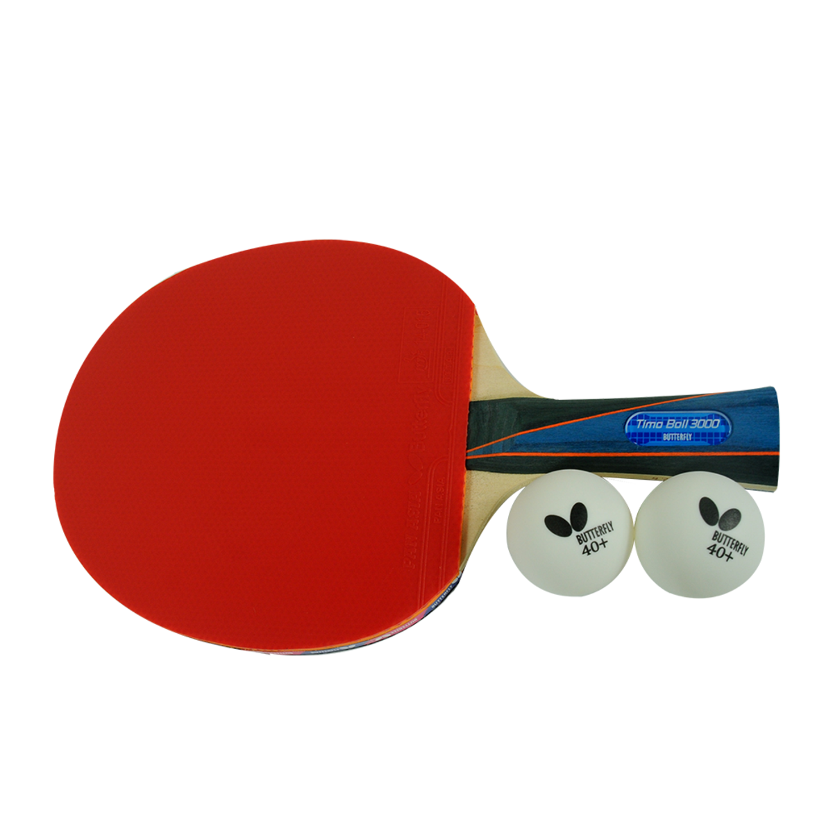 Butterfly Timo Boll 3000 Racket: Racket and Balls